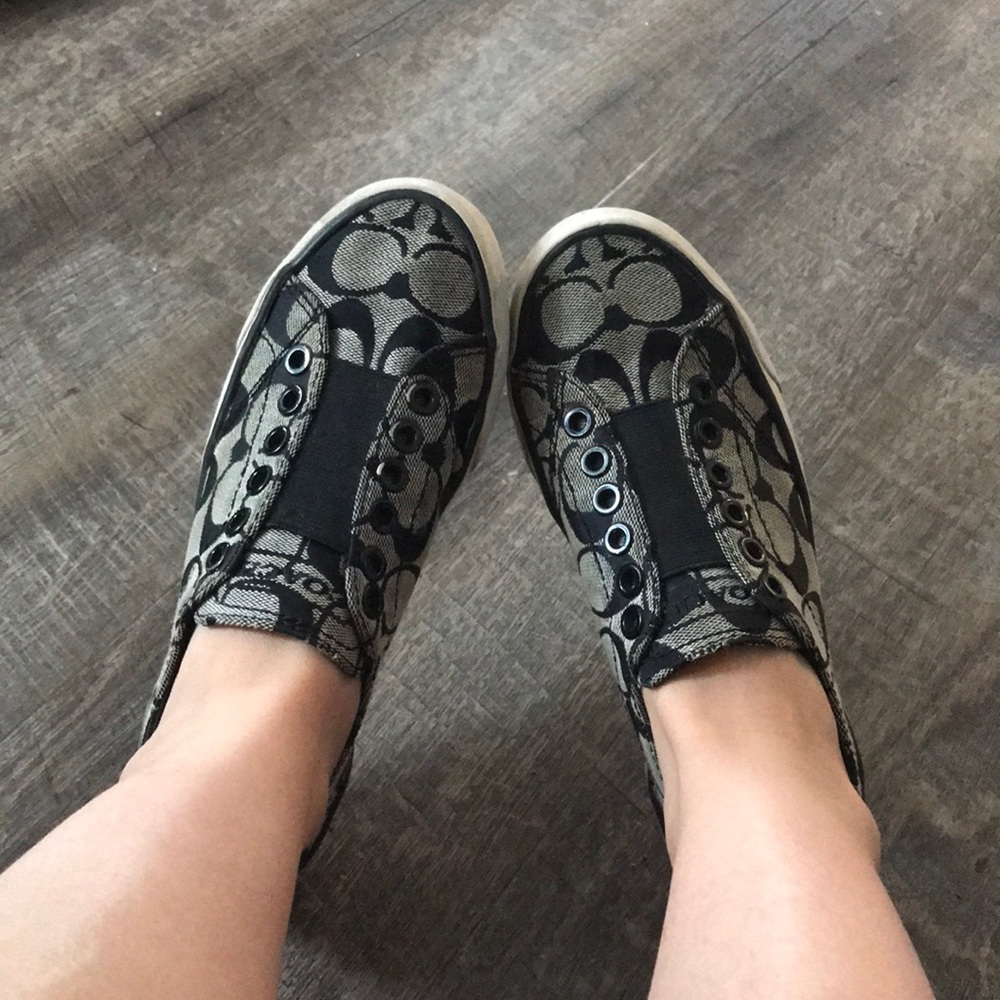 Coach slip ons shoes